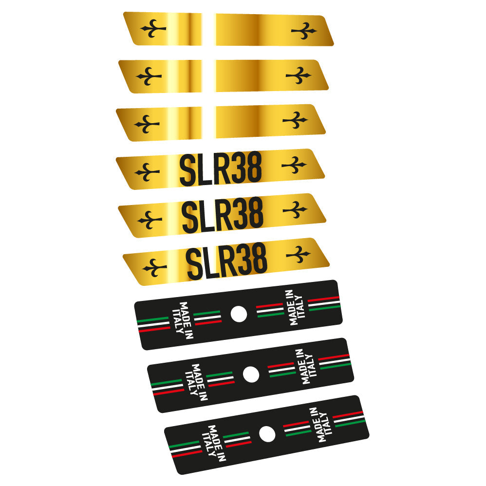 Stickers Willier SLR 38 road compatibles Autocollants roues Route