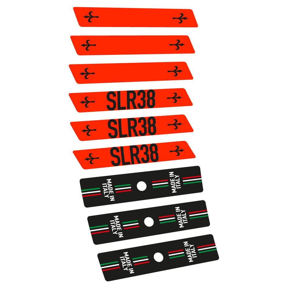 Stickers Willier SLR 38 road compatibles Autocollants roues Route