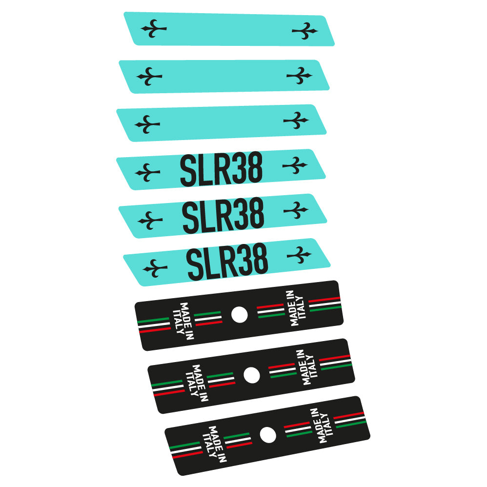 Stickers Willier SLR 38 road compatibles Autocollants roues Route
