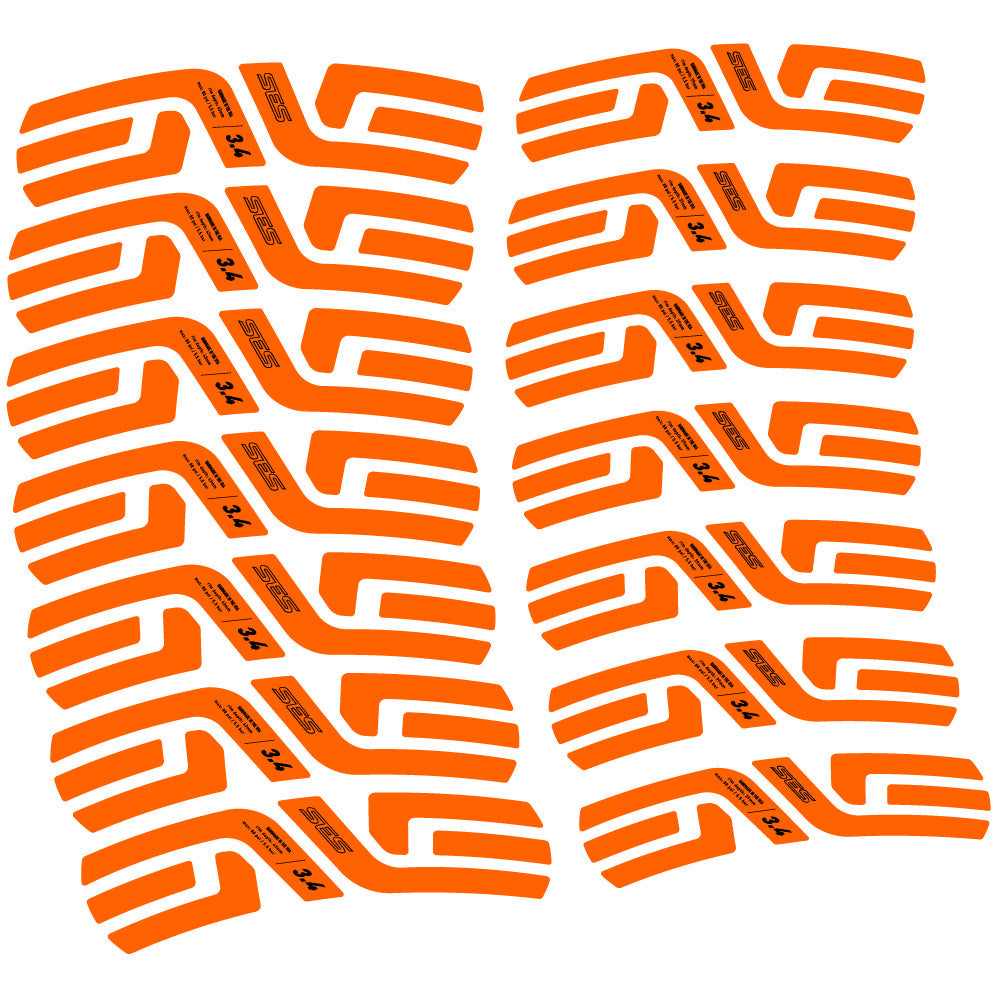 Stickers Enve Ses 3.4 2022, Route profile 38 & 42mm compatibles Autocollants roues Route