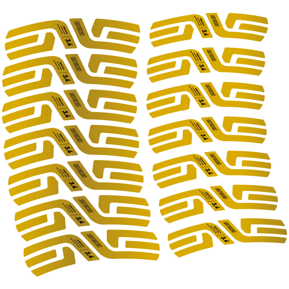 Stickers Enve Ses 3.4 2022, Route profile 38 & 42mm compatibles Autocollants roues Route