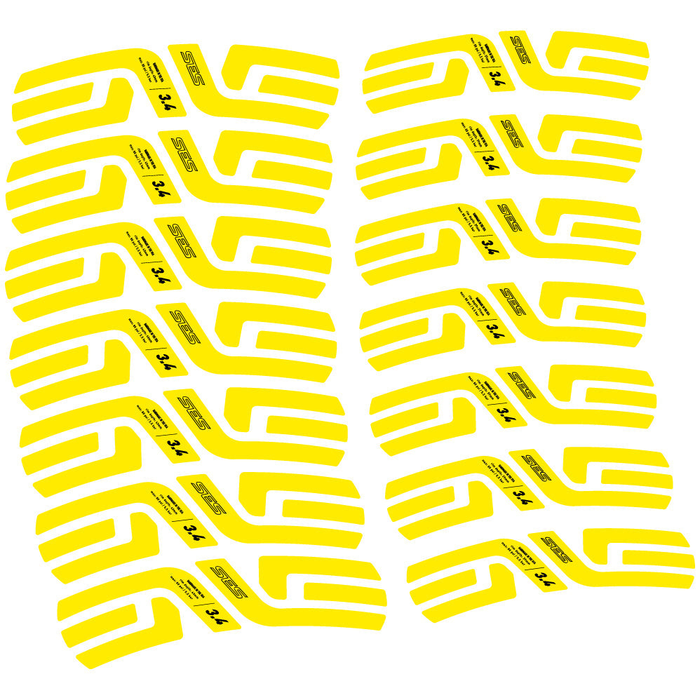 Stickers Enve Ses 3.4 2022, Route profile 38 & 42mm compatibles Autocollants roues Route