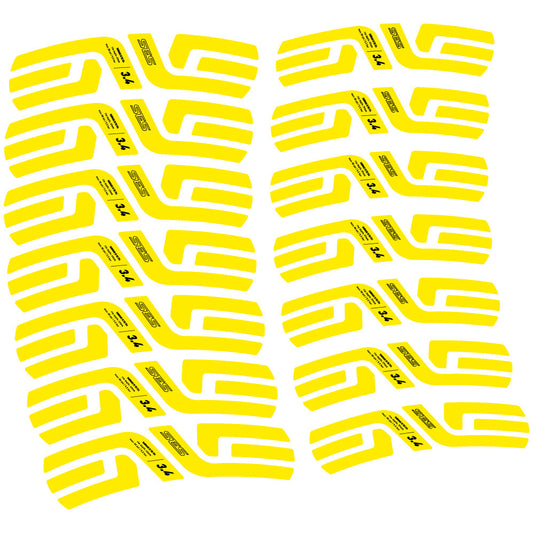 Stickers Enve Ses 3.4 2022, Route profile 38 & 42mm compatibles Autocollants roues Route