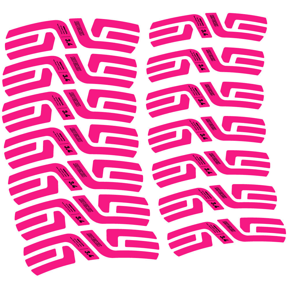 Stickers Enve Ses 3.4 2022, Route profile 38 & 42mm compatibles Autocollants roues Route