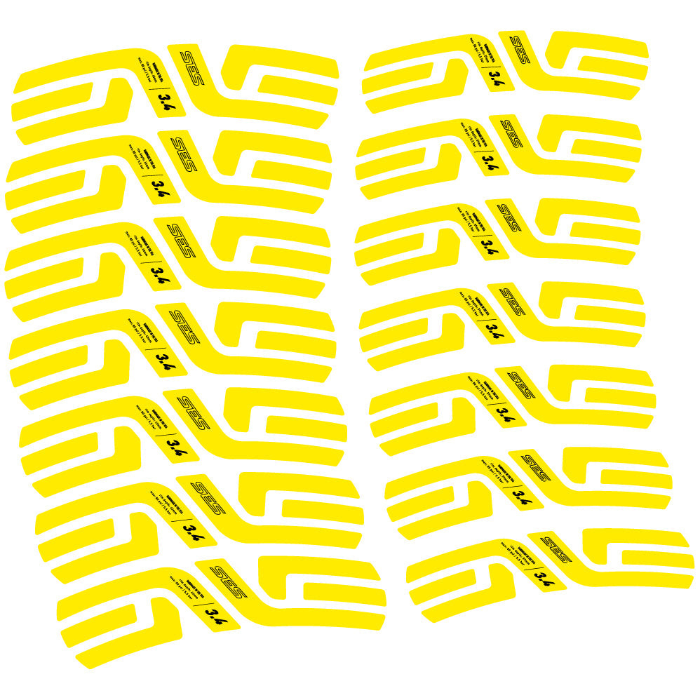 Stickers Enve Ses 3.4 2022, Route profile 38 & 42mm compatibles Autocollants roues Route