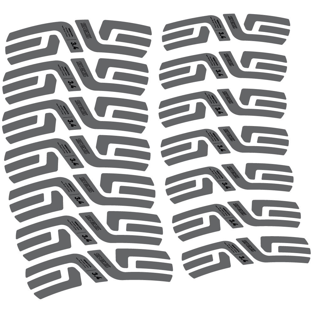Stickers Enve Ses 3.4 2022, Route profile 38 & 42mm compatibles Autocollants roues Route