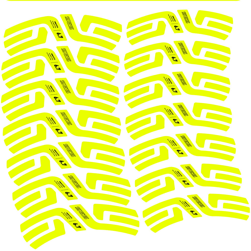 Stickers Enve Ses 6.7, Route profile 60 & 67mm compatibles Autocollants roues Route