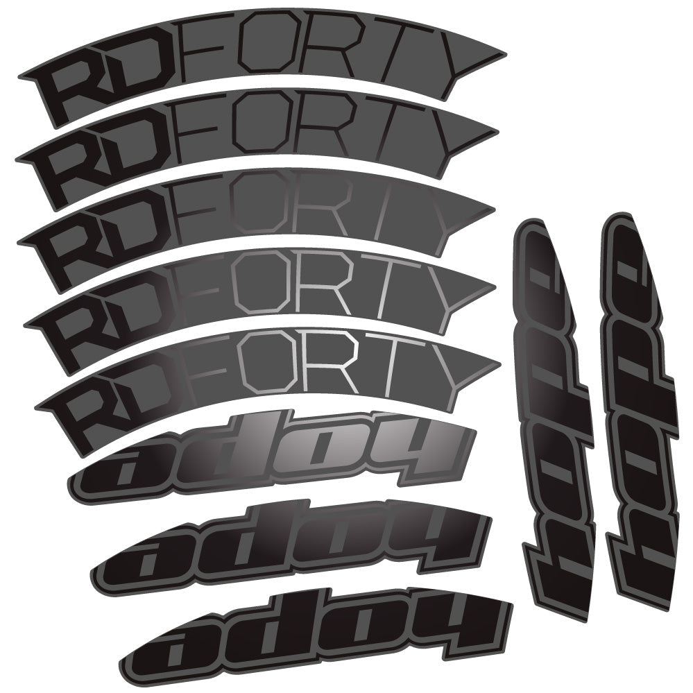 Stickers Hope RD Forty 2020 compatibles Autocollants roues Route