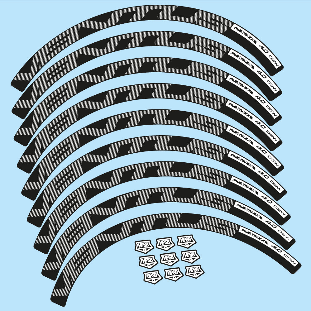 Stickers Nesta Ventus 4.0 Disc compatibles Autocollants roues Route