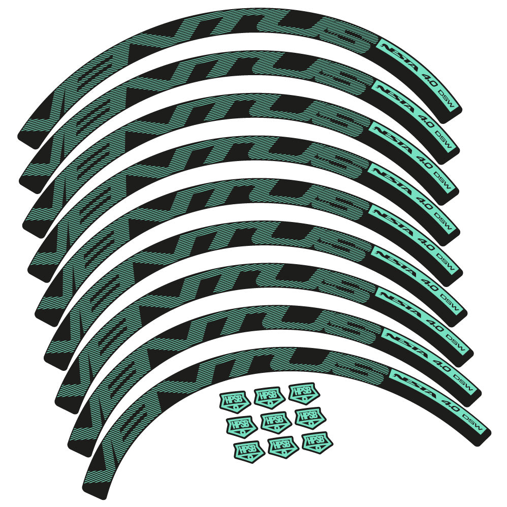 Stickers Nesta Ventus 4.0 Disc compatibles Autocollants roues Route