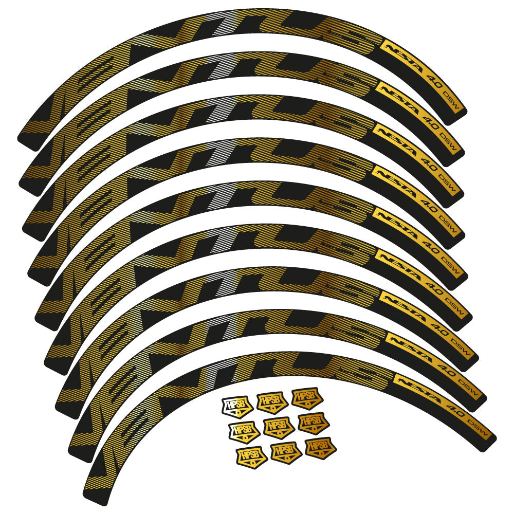 Stickers Nesta Ventus 4.0 Disc compatibles Autocollants roues Route
