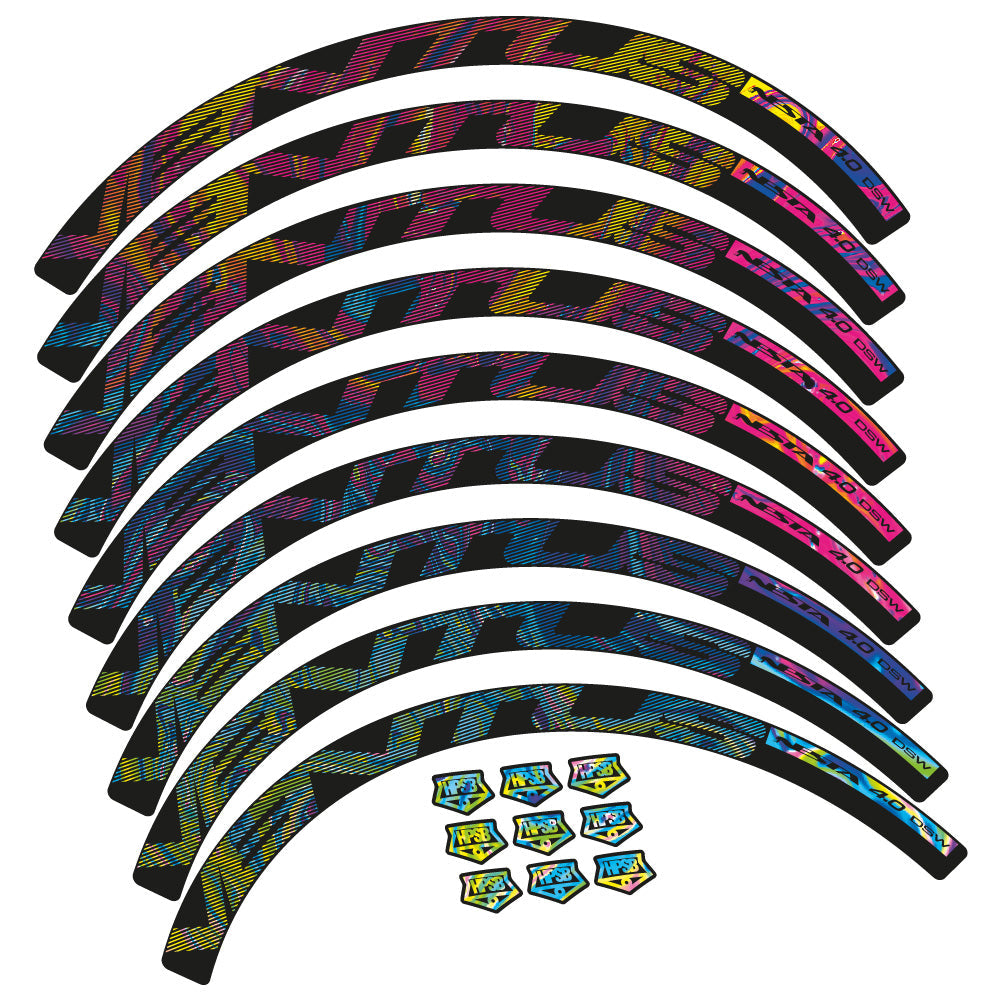 Stickers Nesta Ventus 4.0 Disc compatibles Autocollants roues Route