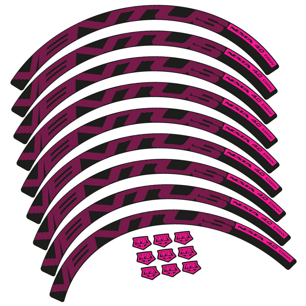 Stickers Nesta Ventus 4.0 Disc compatibles Autocollants roues Route