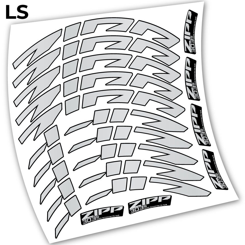 Stickers Zipp 303 s 2021 compatibles Autocollants roues Route