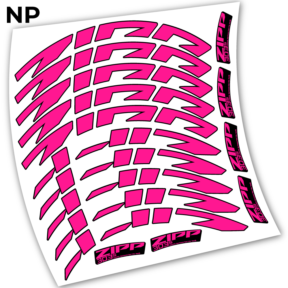 Stickers Zipp 303 s 2021 compatibles Autocollants roues Route