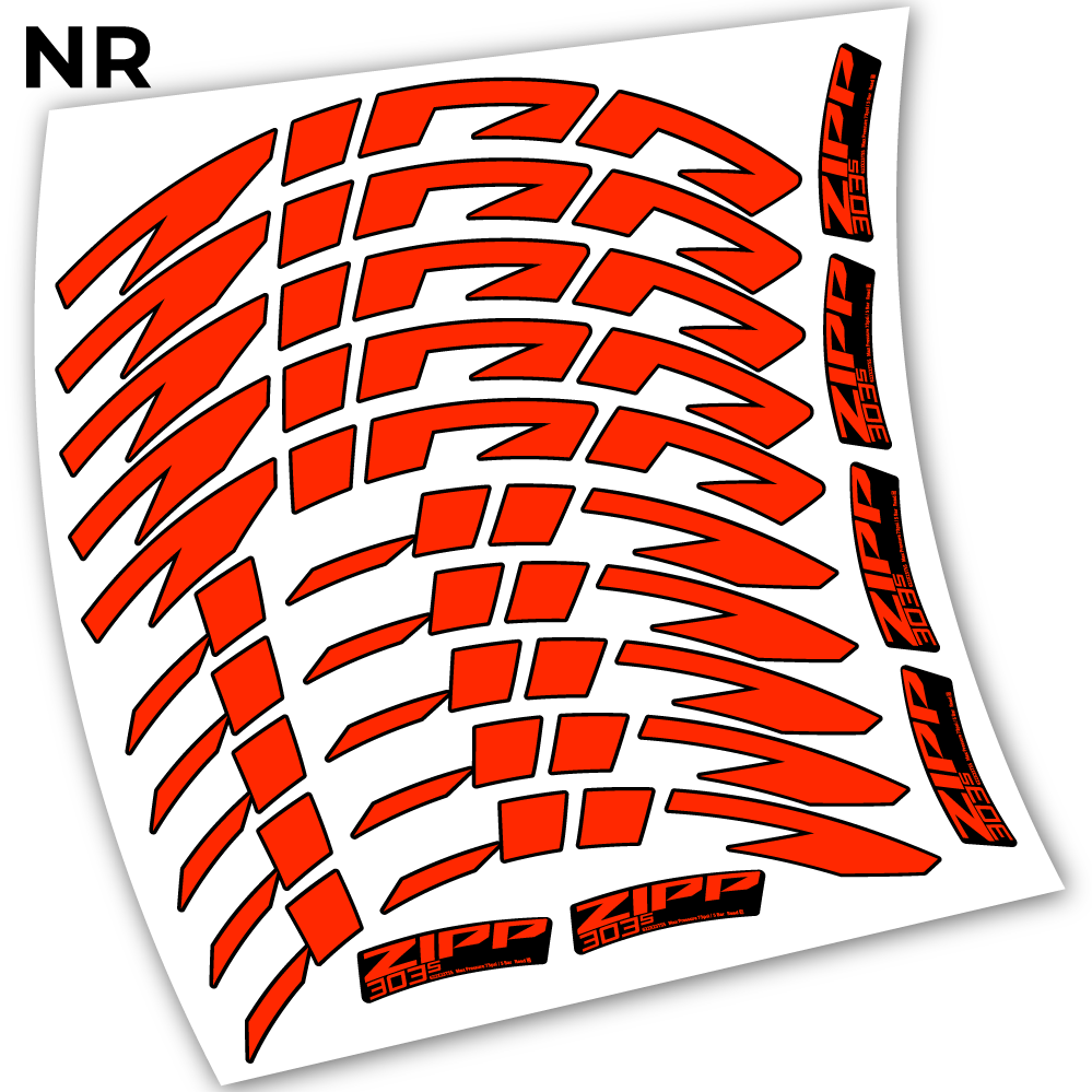 Stickers Zipp 303 s 2021 compatibles Autocollants roues Route