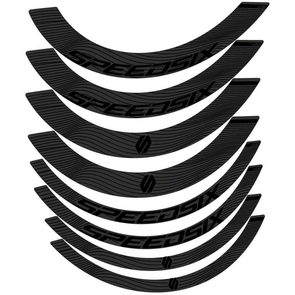 Stickers Speedsix Air, Route profile 40 and 65 compatibles Autocollants roues Route