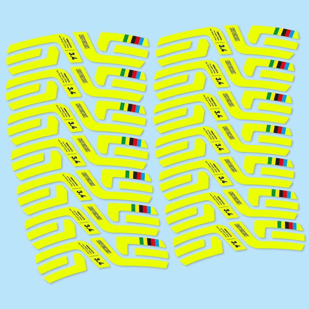 Stickers Enve SES 3.4 World Cup Uci compatibles Autocollants roues Route