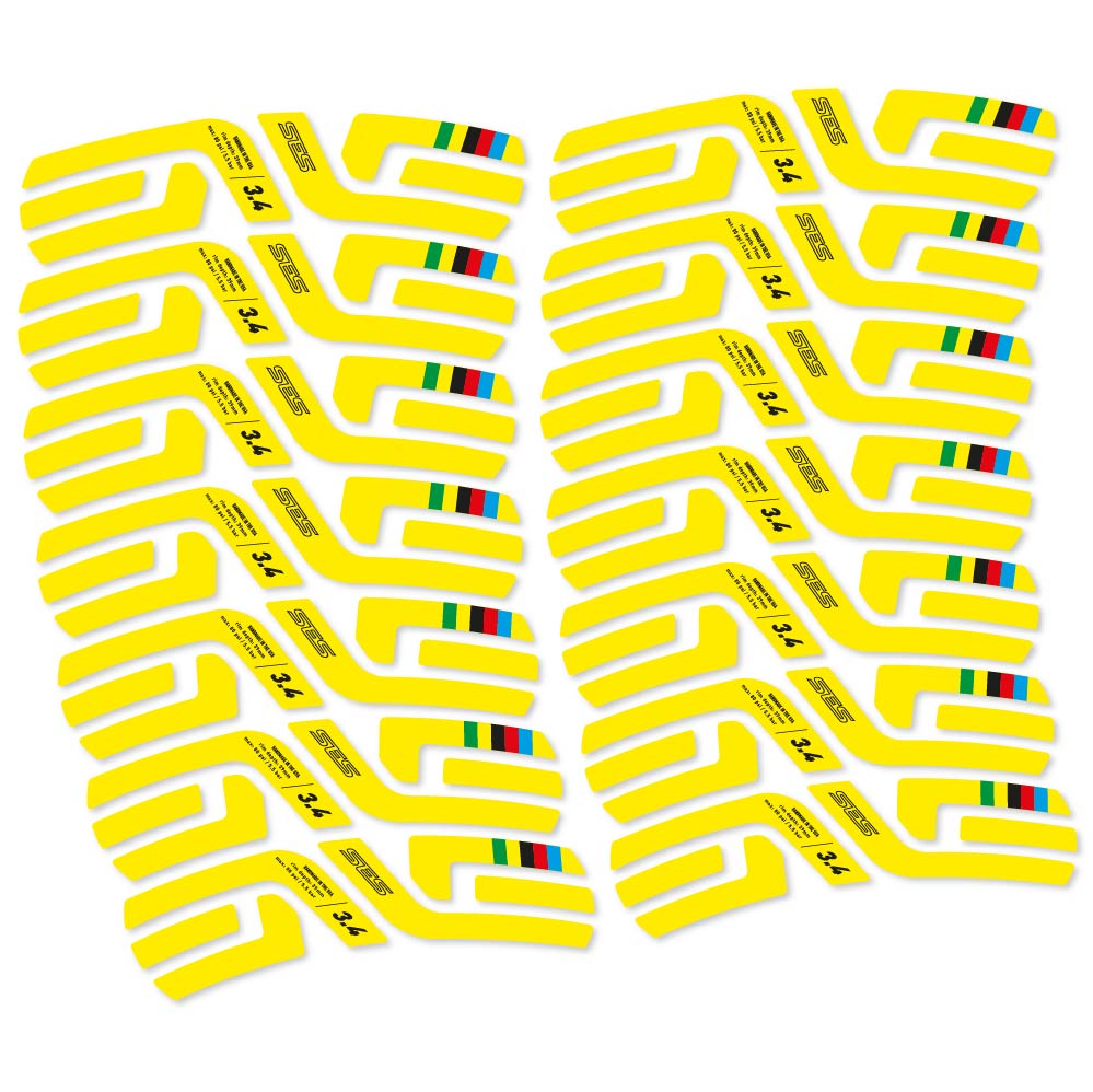 Stickers Enve SES 3.4 World Cup Uci compatibles Autocollants roues Route