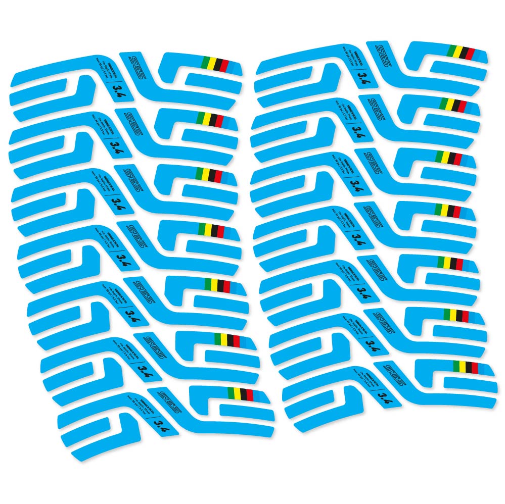 Stickers Enve SES 3.4 World Cup Uci compatibles Autocollants roues Route