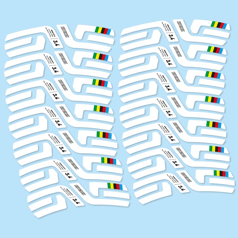 Stickers Enve SES 3.4 World Cup Uci compatibles Autocollants roues Route
