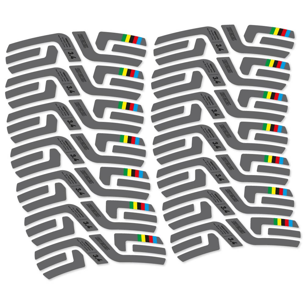 Stickers Enve SES 3.4 World Cup Uci compatibles Autocollants roues Route