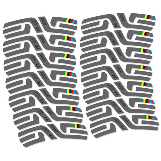 Stickers Enve SES 3.4 World Cup Uci compatibles Autocollants roues Route