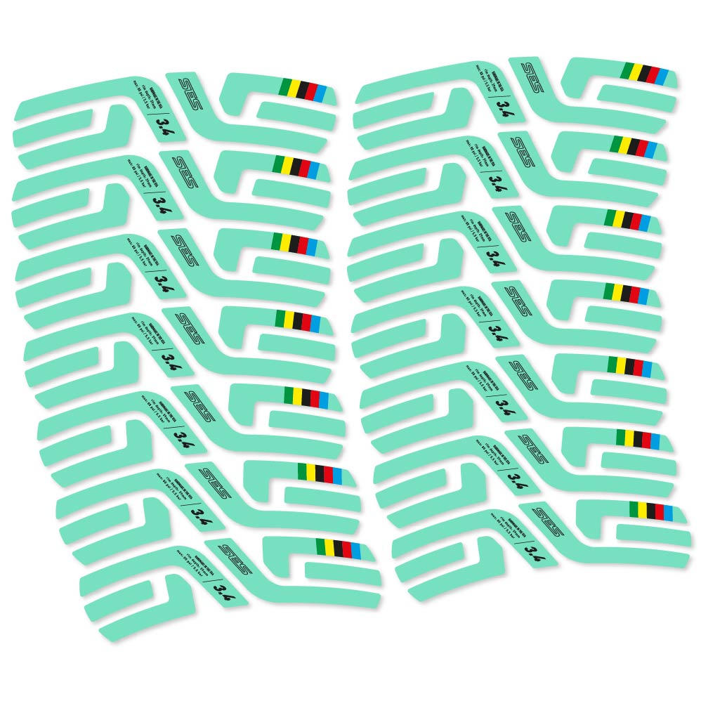 Stickers Enve SES 3.4 World Cup Uci compatibles Autocollants roues Route