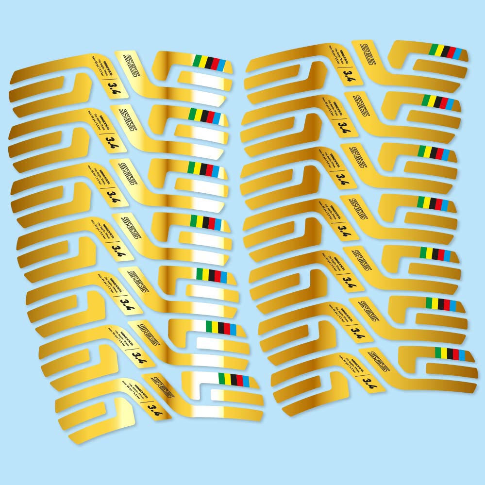 Stickers Enve SES 3.4 World Cup Uci compatibles Autocollants roues Route