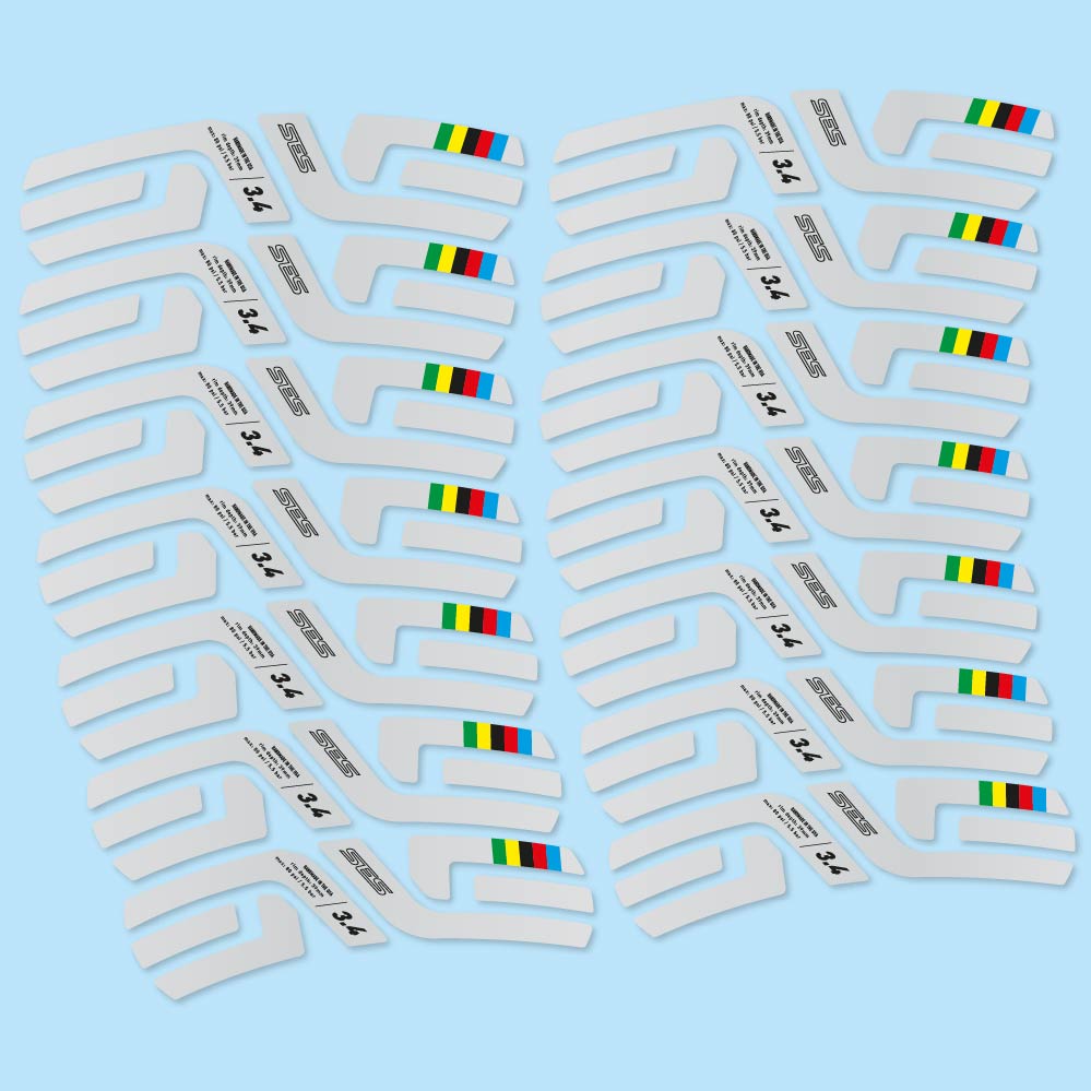 Stickers Enve SES 3.4 World Cup Uci compatibles Autocollants roues Route