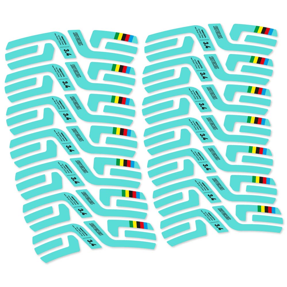 Stickers Enve SES 3.4 World Cup Uci compatibles Autocollants roues Route