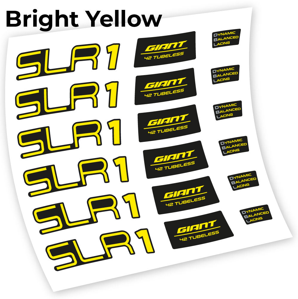 Stickers Giant SLR 1 42 compatibles Autocollants roues Route