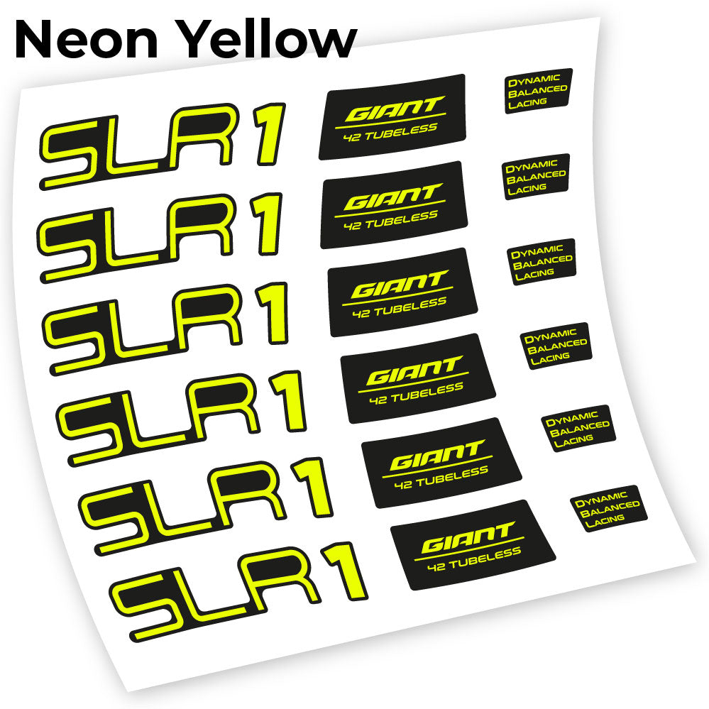 Stickers Giant SLR 1 42 compatibles Autocollants roues Route