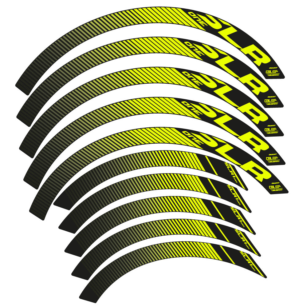 Stickers Giant SLR One Disc Carbon compatibles Autocollants roues Route