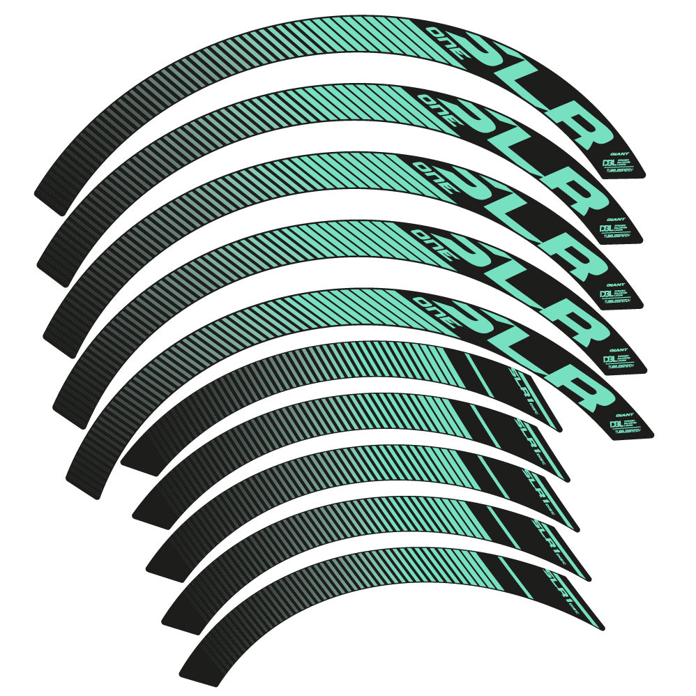 Stickers Giant SLR One Disc Carbon compatibles - Autocollants roue vélo route