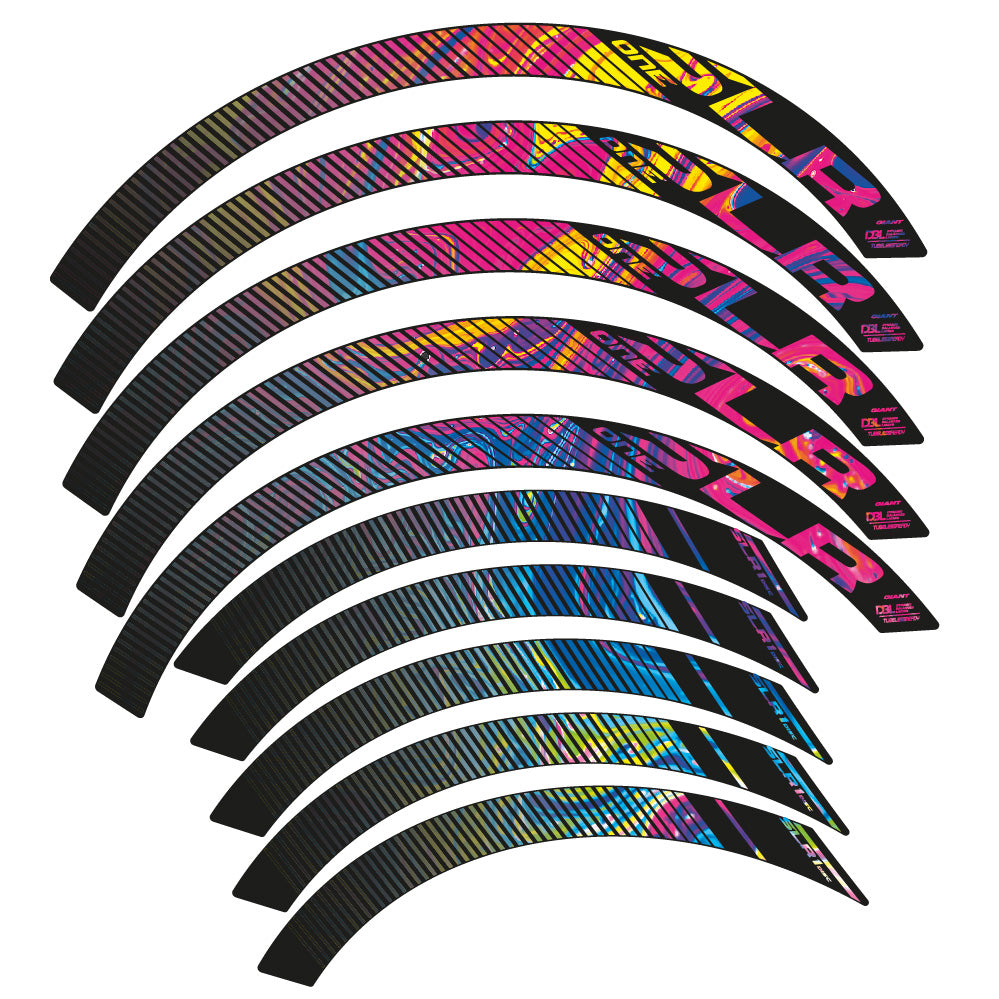 Stickers Giant SLR One Disc Carbon compatibles Autocollants roues Route