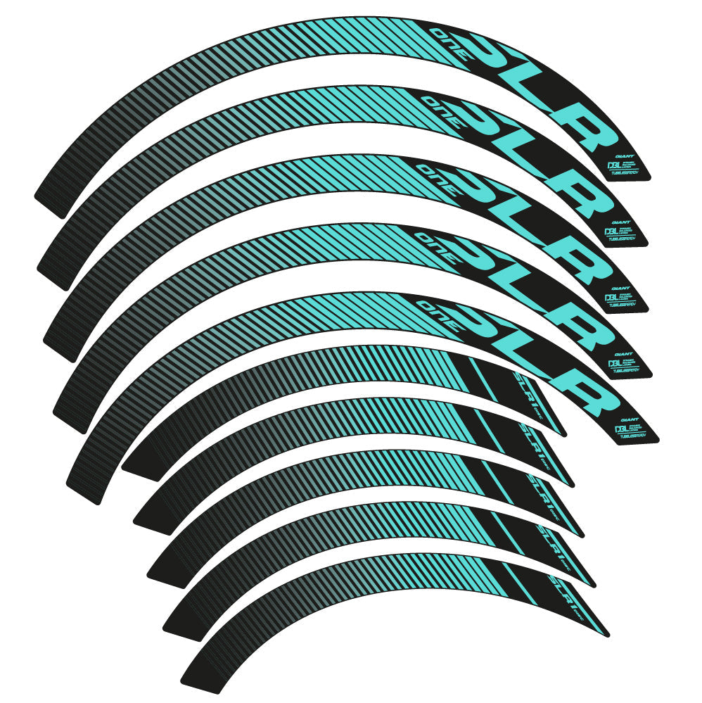 Stickers Giant SLR One Disc Carbon compatibles - Autocollants roue vélo route