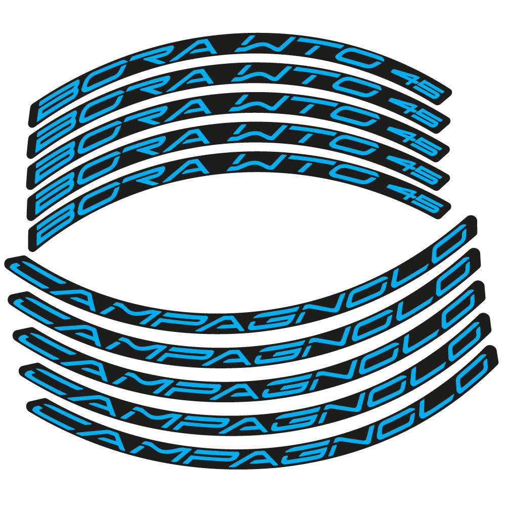 Stickers Campagnolo Bora WTO 45 compatibles Autocollants roues Route