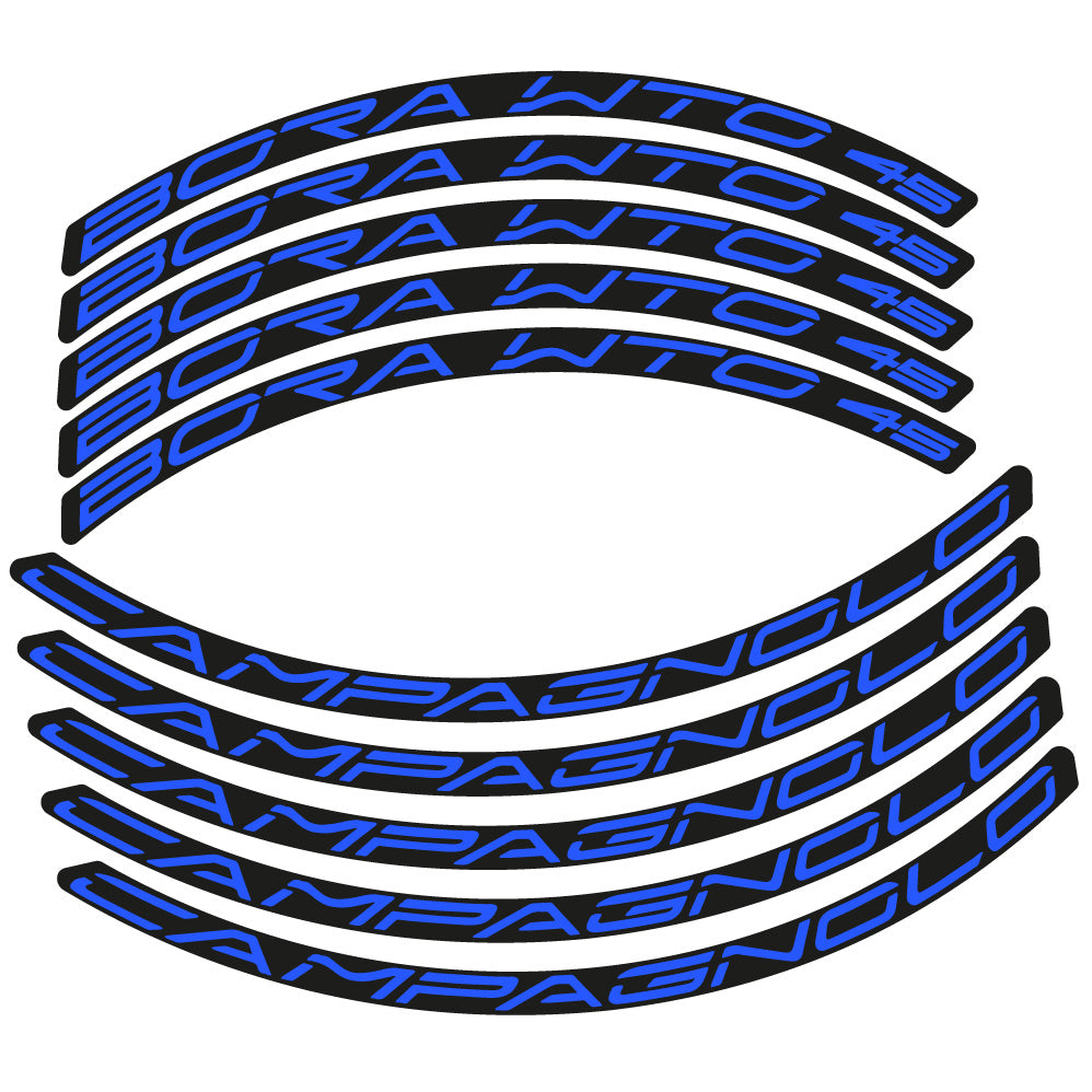 Stickers Campagnolo Bora WTO 45 compatibles - Autocollants roue vélo route