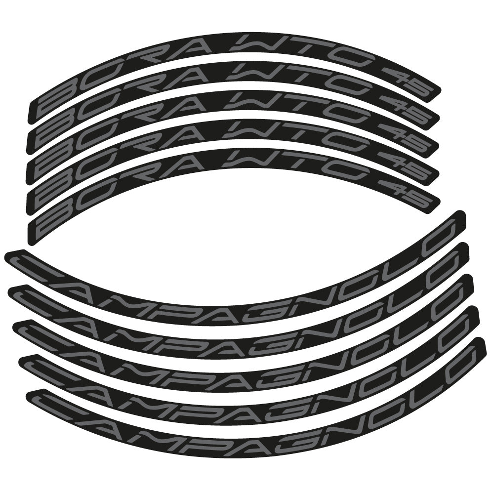 Stickers Campagnolo Bora WTO 45 compatibles - Autocollants roue vélo route