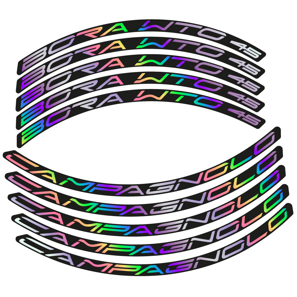Stickers Campagnolo Bora WTO 45 compatibles Autocollants roues Route