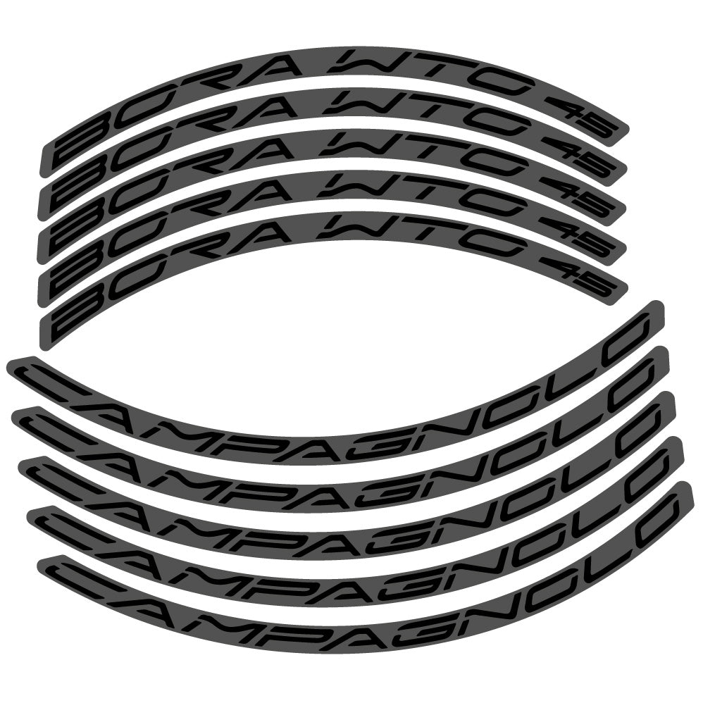 Stickers Campagnolo Bora WTO 45 compatibles - Autocollants roue vélo route