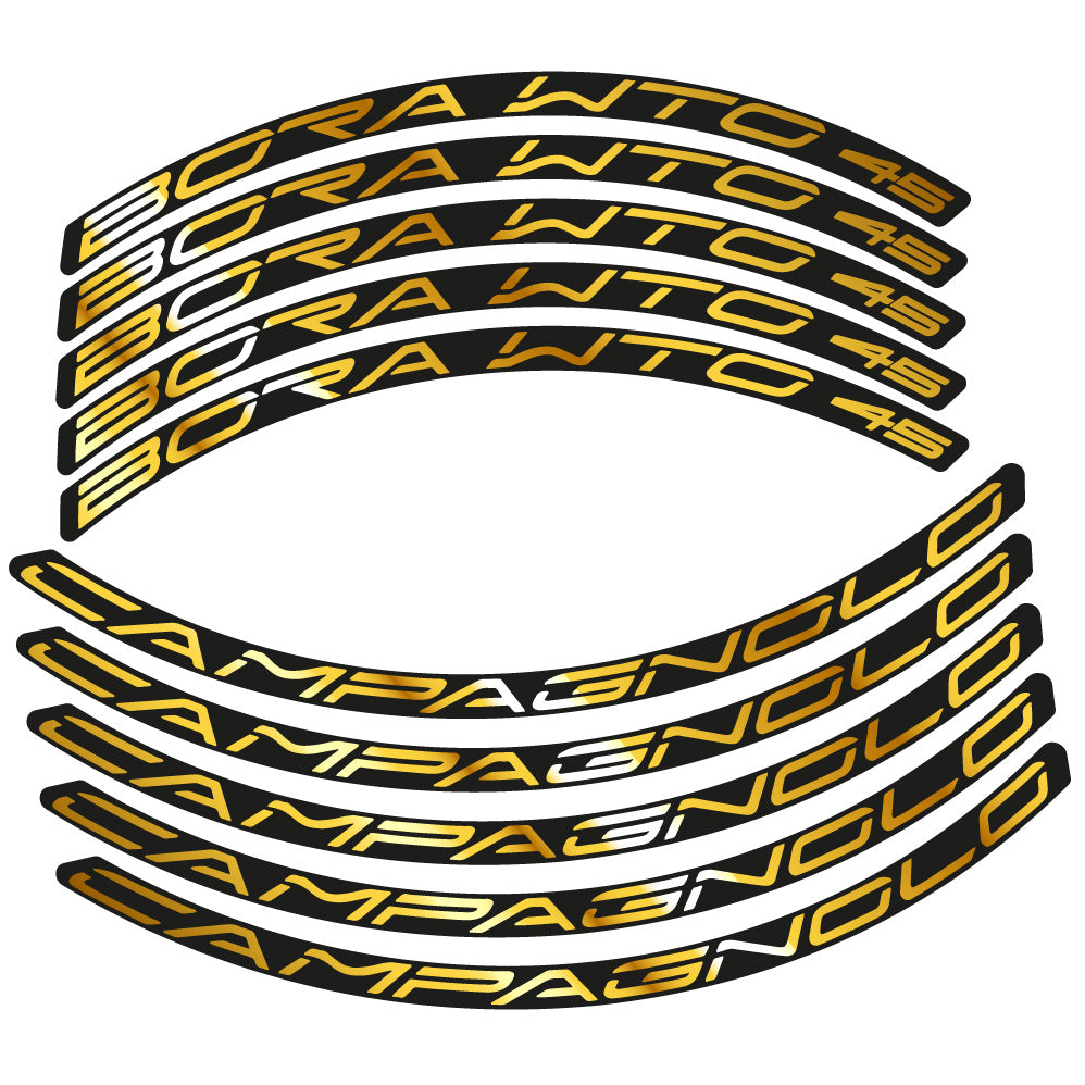 Stickers Campagnolo Bora WTO 45 compatibles - Autocollants roue vélo route