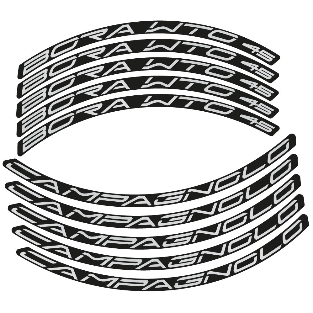 Stickers Campagnolo Bora WTO 45 compatibles Autocollants roues Route
