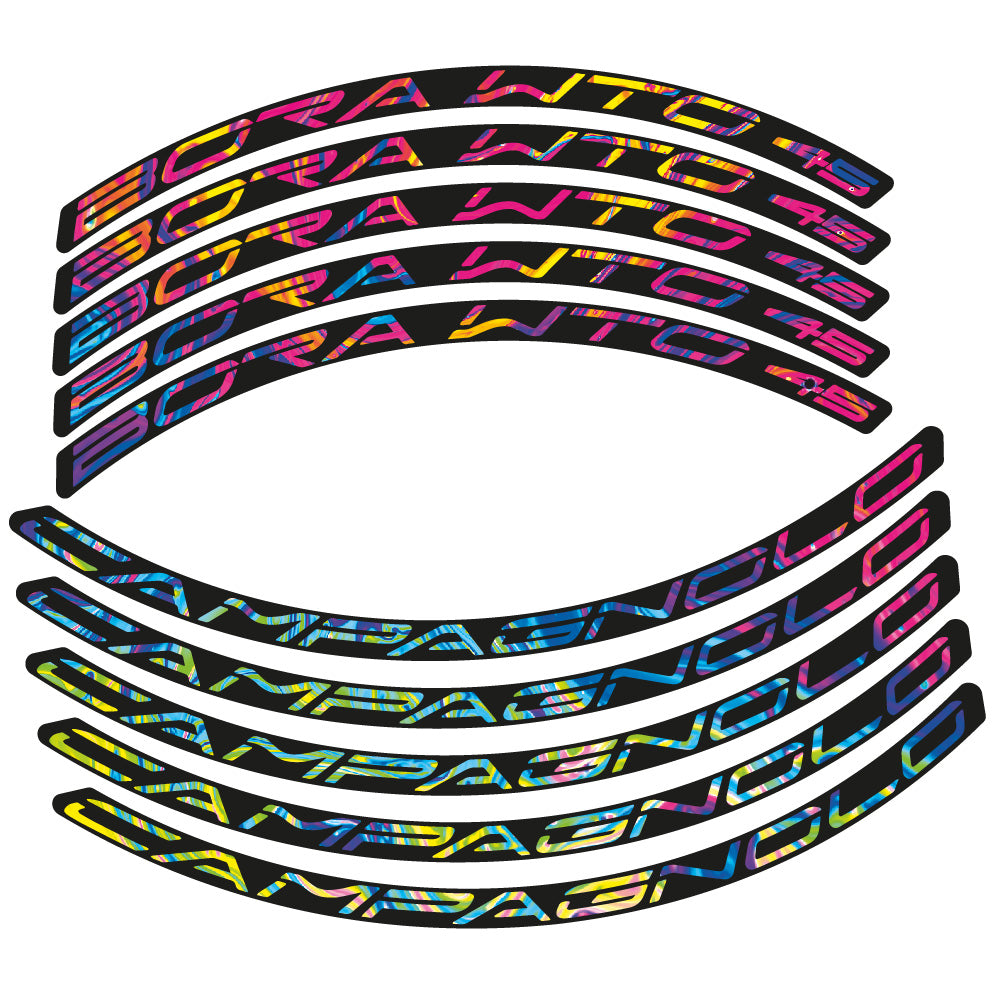 Stickers Campagnolo Bora WTO 45 compatibles Autocollants roues Route