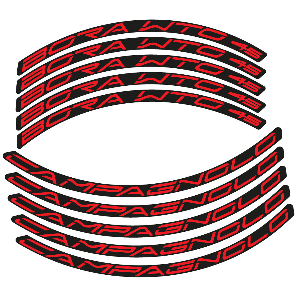 Stickers Campagnolo Bora WTO 45 compatibles Autocollants roues Route