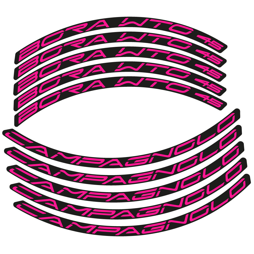 Stickers Campagnolo Bora WTO 45 compatibles - Autocollants roue vélo route