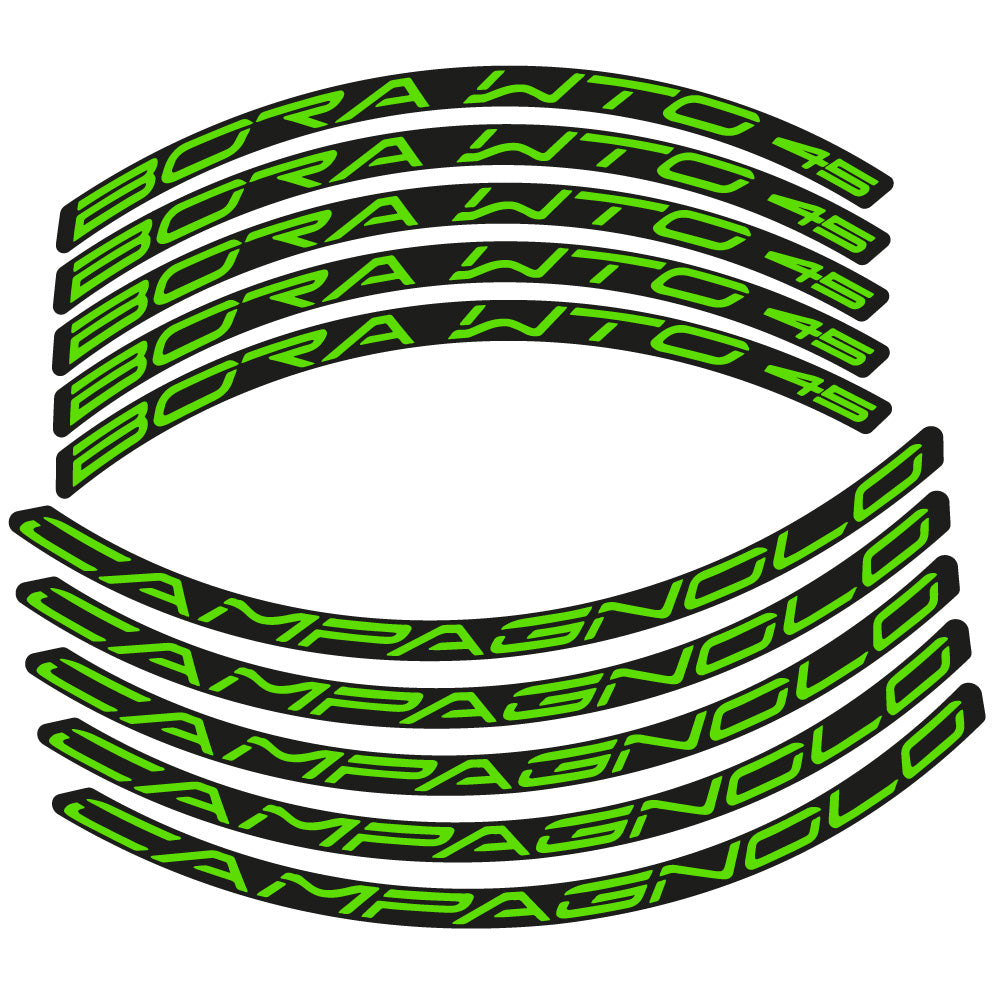 Stickers Campagnolo Bora WTO 45 compatibles - Autocollants roue vélo route