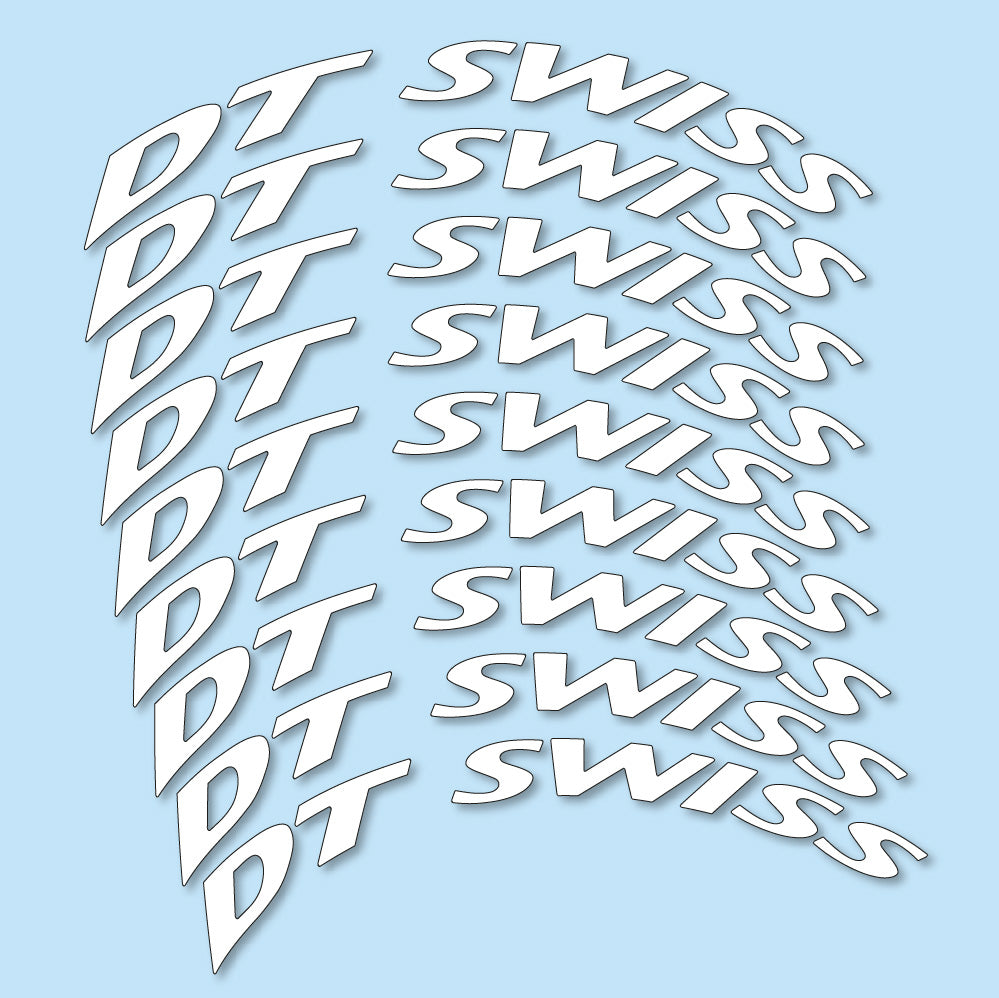 Stickers DT Swiss compatibles Autocollants roues Route