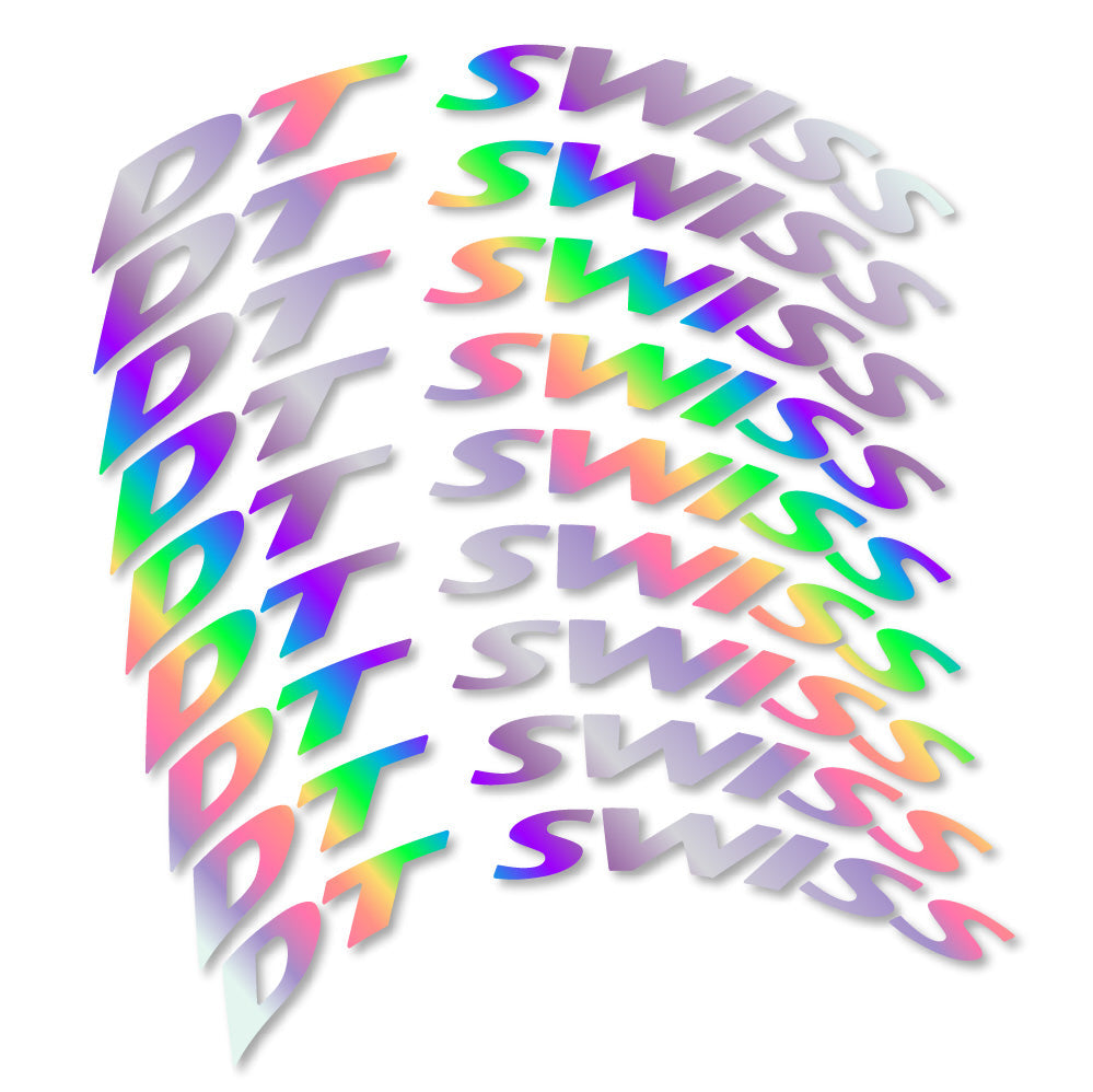 Stickers DT Swiss compatibles Autocollants roues Route